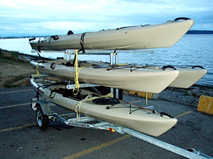 Photo of Kayaks on a trailer